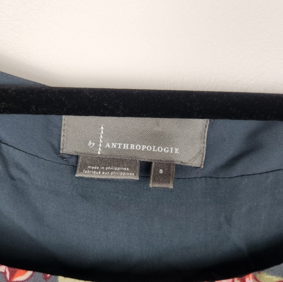 Anthropologie Evelin Maxi Dress Green Floral Boho Size Small - Picture 3 of 6